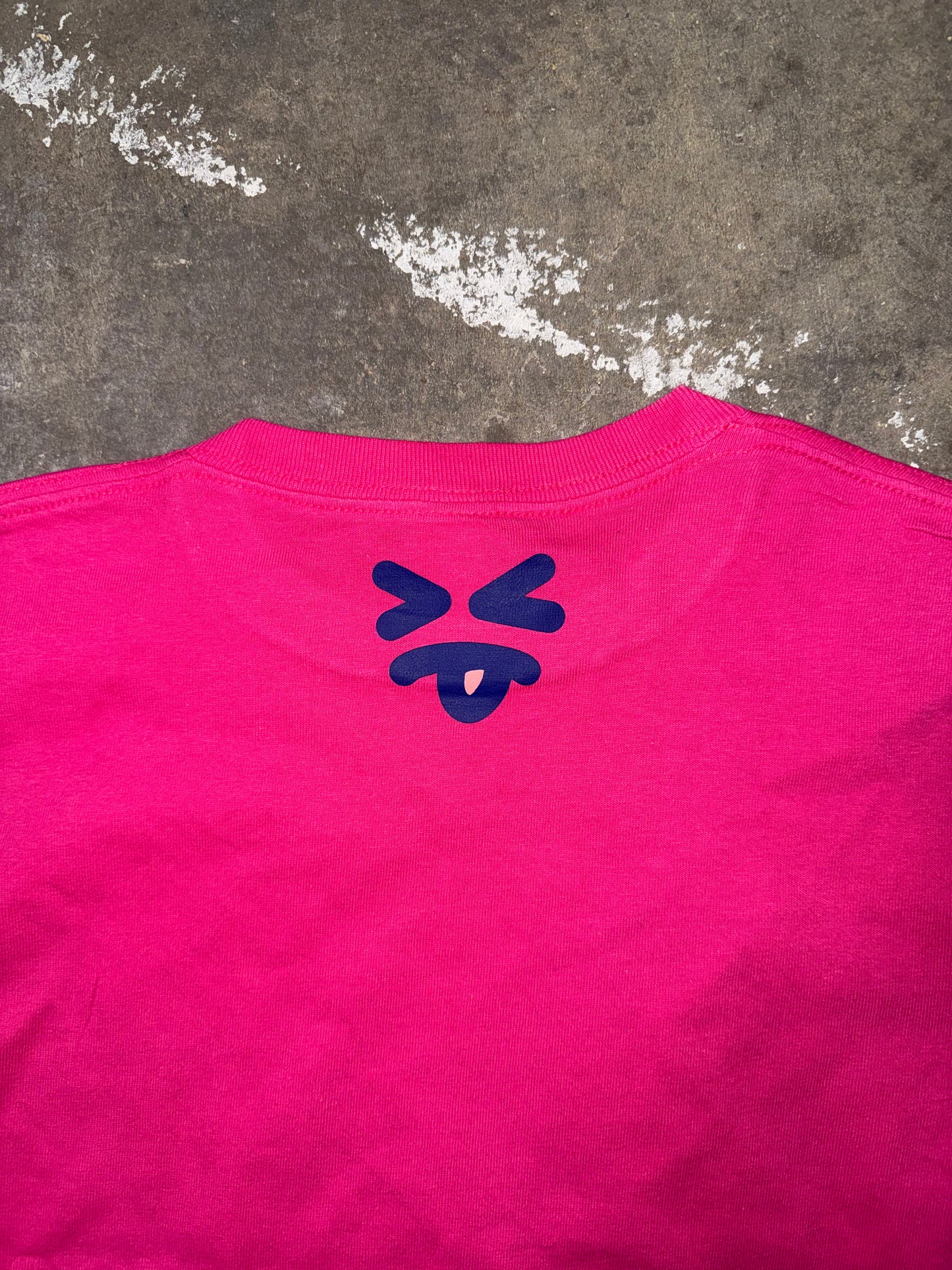 Pink "BLUE Star" Tee