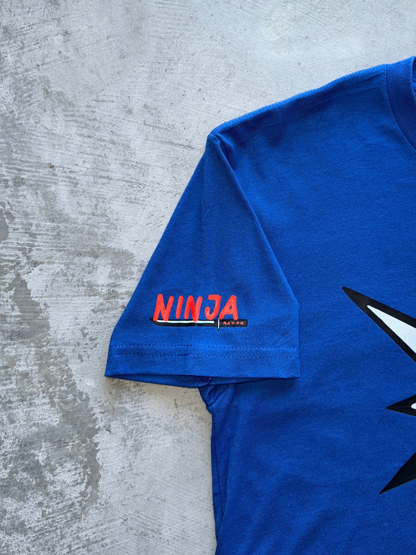 Royal Blue STAR Tee "Nunchucks"