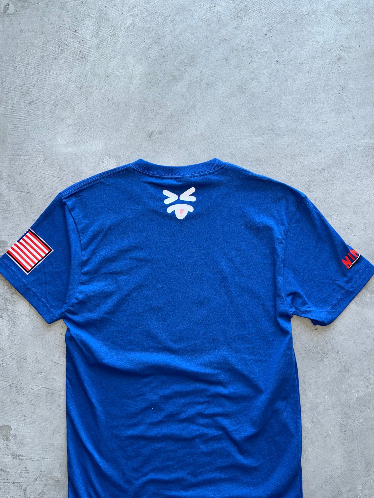 Royal Blue STAR Tee "Nunchucks"