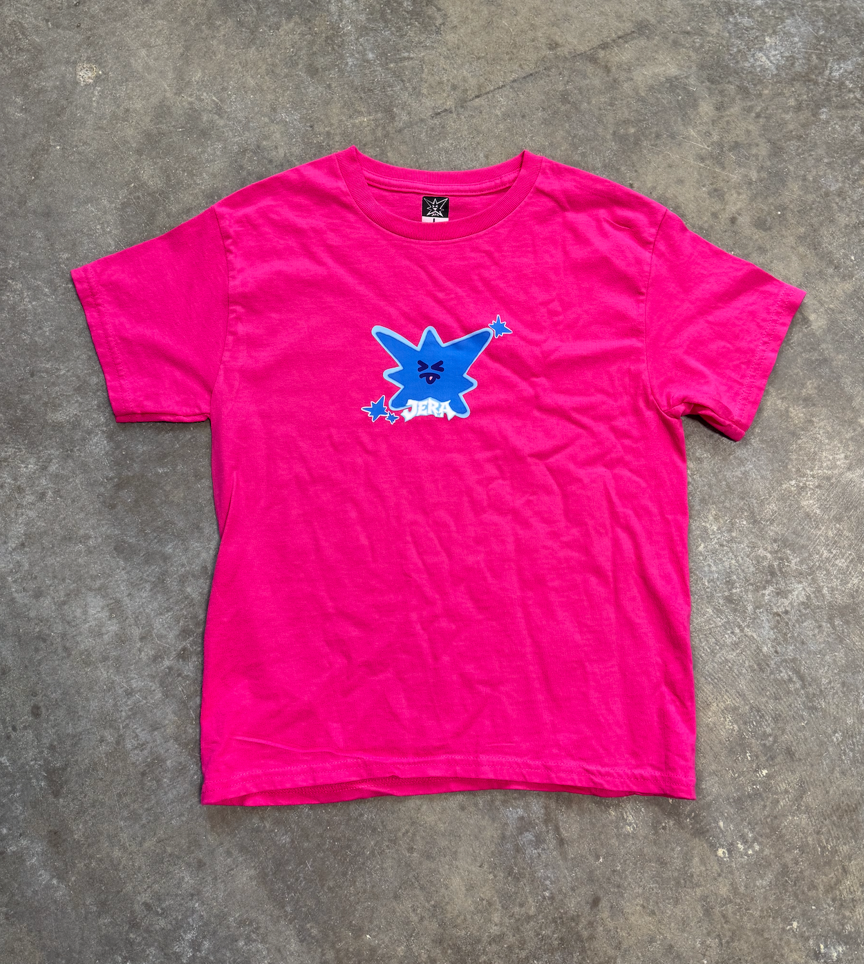 Pink "BLUE Star" Tee